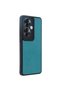 Oppo Reno 11F Compatible Case Aras Leather Cover - Light Green - 4