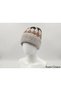 Women's Diamond Patterned Plush Beret Soft Textured Winter Trendy Hat - 4