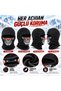 Wak Unisex Stylish Clown Patterned Balaclava Winter Full Face Mask Thermal Breathable Flexible under Helmet Neck Gaiter - 4