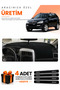 Ssangyong Kyron (2005-2012) Compatible Glove Box Protection Cover Auto Cover - Black - Ss001