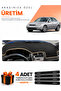 Ford Mondeo 3 (2000-2007) Compatible Dashboard Protection Cover Auto Cover - Black-Beige - Fo036