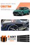 Hyundai Bayon (2021-2026) Compatible Torpedo Protection Cover Auto Cover - Black-Blue - Hu012