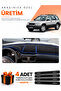 Subaru Forester (1997-2002) Compatible Dashboard Protection Cover Auto Cover - Black-Blue - Su002