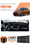 Hyundai̇ İ20 (2014-2020) Compatible Dashboard Protection Cover Auto Cover - Black - Hu002