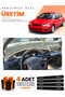 Mazda 323 Fami̇li̇a Covered (1994-1998) Compatible Dashboard Protection Cover Auto Cover - Black-Beige - Ma003