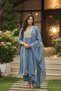 Premium Cotton Crush 3-Piece Suit Set for Women with Dupatta & Pants | Indian Ethnic Wear | Embroidered Salwar Suit | Kurti Set Ladies | Kurta Pant Dupatta Set | Festive & Family Wear