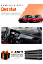 Opel Corsa F (2019-2026) Compatible Dashboard Protection Cover Auto Cover - Black-Grey - Op020