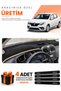 Renault Symbol Short Type 1 (2013-2021) Compatible Torpedo Protection Cover Auto Cover - Black-Beige - Re016