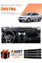 Kia Cerato (2008-2012) Compatible Dashboard Protection Cover Auto Cover - Black - Ki007