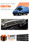 Iveco Daily (2015-2021) Compatible Dashboard Protection Cover Auto Cover - Black-Beige - Iv002