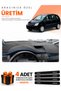 Opel Meriva a (2003-2010) Compatible Dashboard Protection Cover Auto Cover - Black-Blue - Op012
