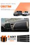 Toyota Proace City (2020-2026) Compatible Dashboard Protection Cover Auto Cover - Black-Beige - To021