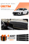 Hyundai Elantra (2020-2026) Compatible Dashboard Protection Cover Auto Cover - Black-Beige - Hu018