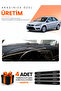 Ford Focus 2.5 Sedan Covered (2008-2011) Compatible Dashboard Protection Cover Auto Cover - Black-Beige - Fo011