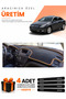 Opel Insignia (2008-2013) Compatible Torpedo Protection Cover Auto Cover - Black-Brown - Op010