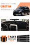 Ssangyong Kyron (2005-2012) Compatible Glove Box Protection Cover Auto Cover - Black-Brown - Ss001