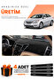 Hyundai Sonata (2009-2015) Compatible Torpedo Protection Cover Auto Cover - Black-Grey - Hu031