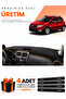 Dacia Sandero Stepway (2015-2021) Compatible Dashboard Protection Cover Auto Cover - Black-Brown - Da004