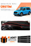 Ford Tourneo Connect (2023-2026) Compatible Dashboard Protection Cover Auto Cover - Black-Red - Fo024