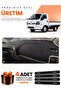 Kia Bongo (2020-2024) Compatible Dashboard Protection Cover Auto Cover - Black-Beige - Ki002
