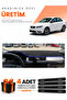 Seat Toledo (2013-2017) Compatible Dashboard Protection Cover Auto Cover - Black-Blue - Se007