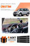 Toyota Rav4 (2000-2005) Compatible Torpedo Protection Cover Auto Cover - Black-Red - To022