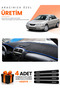 Mazda 626 Without Airbags (1998-2000) Compatible Dashboard Protection Cover Auto Cover - Black-Blue - Ma010