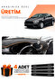 Fi̇at Egea Sedan (2019-2026) Compatible Torpedo Protection Cover with Tablet Holder - Dark Brown - Fi012