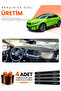 Kia X-Ceed (2020-2025) Compatible Dashboard Protection Cover Auto Cover - Black-Grey - Ki005