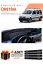 Renault Kangoo 2 Without Airbags (2004-2008) Compatible Torpedo Protection Cover Auto Cover - Black-Blue - Re026