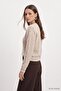 Collar sleeve striped sweater - 2