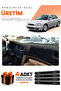 Subaru Legacy (1998-2003) Compatible Dashboard Protection Cover Auto Cover - Black-Brown - Su006
