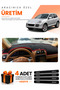 Porsche Cayenne (2002-2010) Compatible Dashboard Protection Cover Auto Cover - Black-Red - Po001
