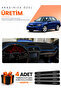 Subaru Impreza (2000-2007) Compatible Dashboard Protection Cover Auto Cover - Black-Blue - Su003