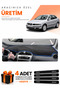 Seat Toledo (2005-2013) Compatible Glove Box Protection Cover Auto Cover - Black-Blue - Se008