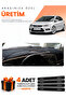 Ford Focus 2.5 Hatchback Kpk (2008-2011) Compatible Dashboard Protection Cover Auto Cover - Black-Beige - Fo011