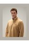 6Wm1023-Bg Men's Half-Zip Fleece Beige - 4
