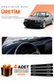 Bmw E34 (1988-1996) Compatible Torpedo Protection Cover Auto Cover Without Airbags - Black-Blue - Bm011