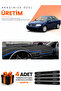 Volkswagen Passat B5.5 (2000-2005) Compatible Dashboard Protection Cover Auto Cover - Black-Blue - Vw015