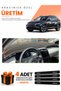Hyundai Tucson (2021-2024) Compatible Dashboard Protection Cover Auto Cover - Black-Brown - Hu037