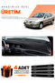 Renault Megane 1 (1995-2003) Compatible Dashboard Protection Cover Auto Cover - Black - Re038