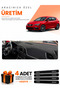 Seat Leon (2013-2020) Compatible Dashboard Protection Cover Auto Cover - Black-Grey - Se006