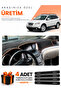 Subaru Tribeca (2005-2014) Compatible Dashboard Protection Cover Auto Cover - Black-Brown - Su007