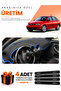 Seat Cordoba (2001-2008) Compatible Dashboard Protection Cover Auto Cover - Black-Blue - Se003