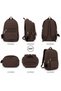 Durable Unisex Soft Waterproof Fabric Multi-Compartment Medium Size Laptop-School and Backpack - 5
