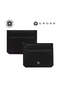 Pebble Leather 6CC Cardholder - Black
