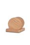 Bamboo Coaster - Eco-Friendly 5-Piece Round Coaster Set
