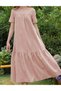 Rochie midi, roz