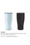Dorniel Designs Tumblers with Transparent Lid, Recycled Stainless Steel - 540ml, Black - 3
