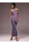 Rochie maxi, mov - 5